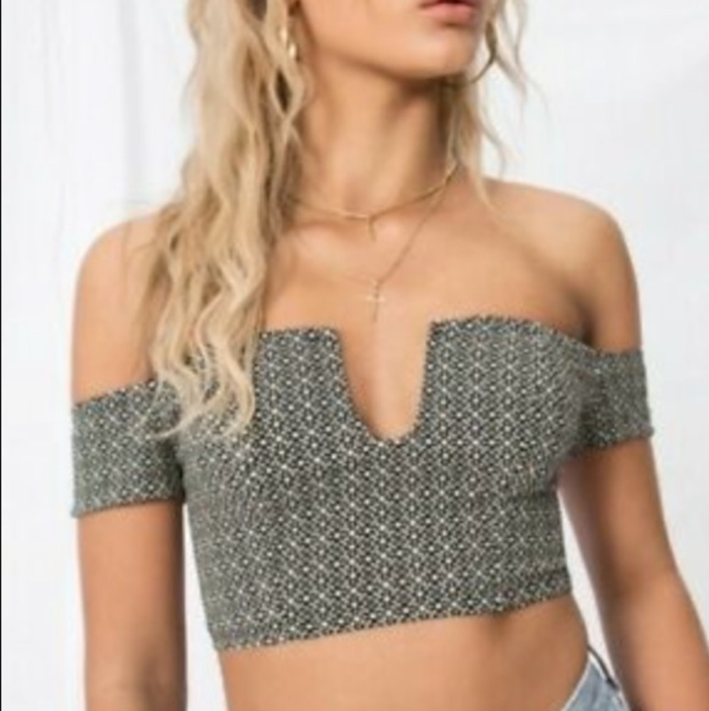 NWT Free People Lucky Now Brami Black Combo M